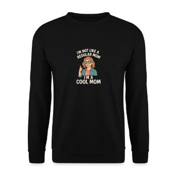 Je ne suis pas comme une maman ordinaire - Sweat-shirt Unisexe - noir - Devant - Alina (178cm) & Michal (187cm)
