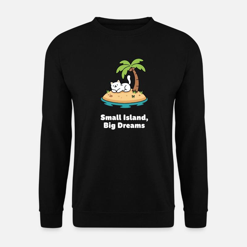 Katzentraum Inselidyll - Unisex Pullover - Schwarz