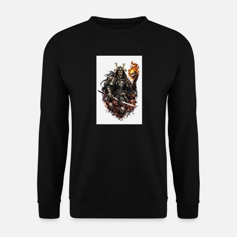 Flameskull Samurai - Unisex Sweatshirt - black