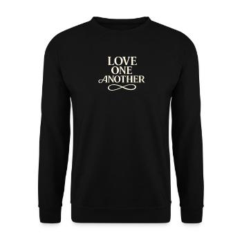 NEW -- Wear it. Share it. Inspire Someone Today. - Unisex Sweatshirt - black - Front - Alina (178cm) & Michal (187cm)