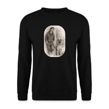 Matt & Holly - Unisex Sweatshirt - black - Front - Alina (178cm) & Michal (187cm)