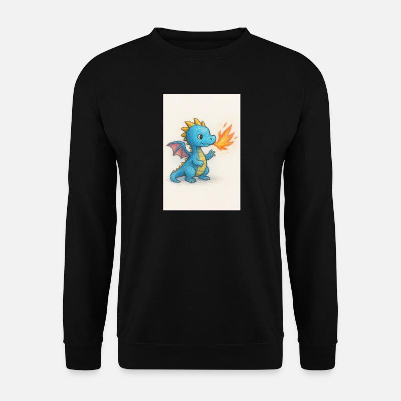 Blue Dragon Spark Breathfire - Unisex Sweatshirt - black