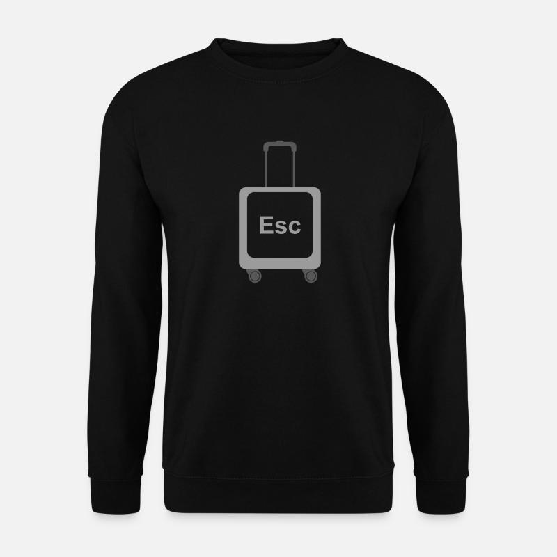 Escape Mode – ESC Key - Unisex Sweatshirt - black