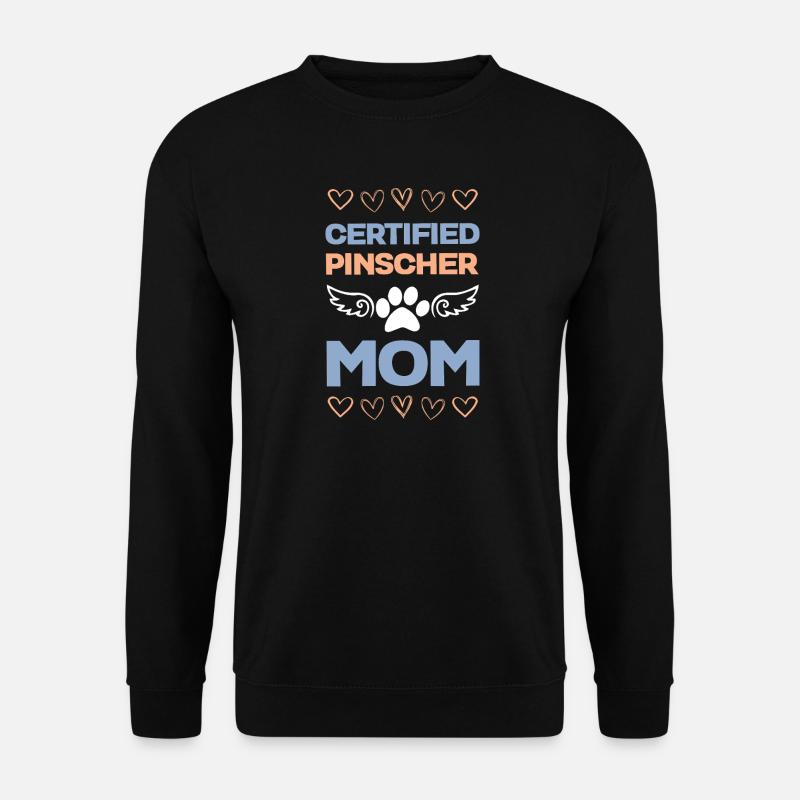 Pinscher Mom Certified - Unisex Pullover - Schwarz