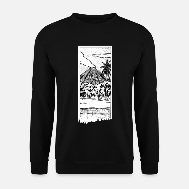 Vulkan - Unisex Pullover - Schwarz