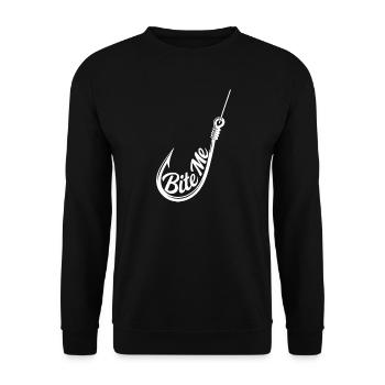 T-shirt silhouette Me Hook - Sweat-shirt Unisexe - noir - Devant - Alina (178cm) & Michal (187cm)