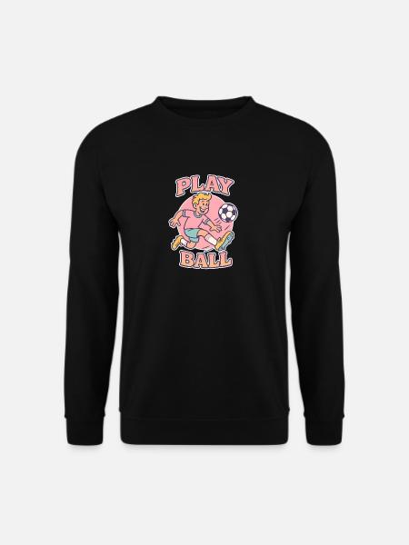 Play Ball: Retro Football Fun - Unisex Sweatshirt - black