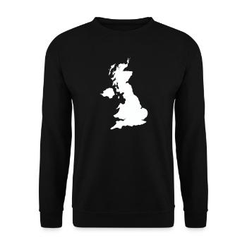 england_country - Unisex Pullover - Schwarz - Vorne - Alina (178cm) & Michal (187cm)