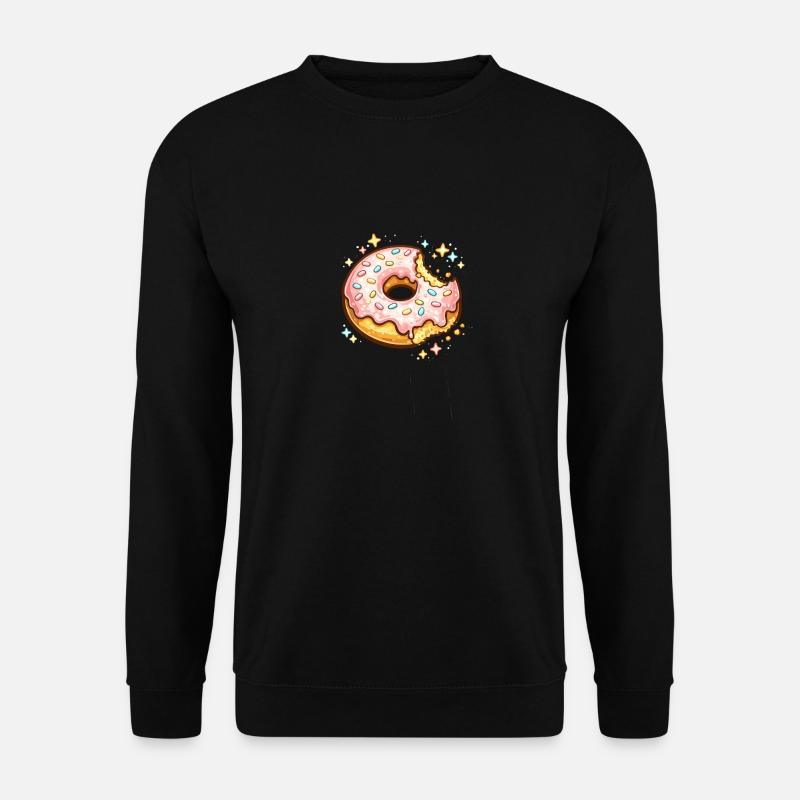 Donut Sparkle Sprinkles - Unisex Sweatshirt - black