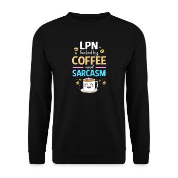 Nurse Nurse - Unisex Sweatshirt - black - Front - Alina (178cm) & Michal (187cm)