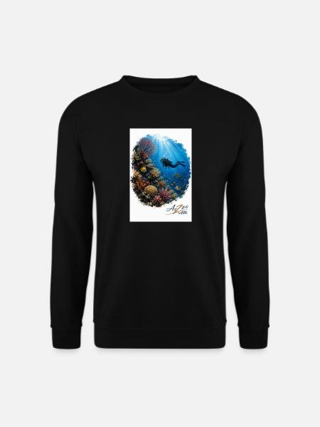 Azzo Underwater Adventure - Unisex Sweatshirt - black