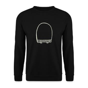 Casquette blanche - Sweat-shirt Unisexe - noir - Devant - Alina (178cm) & Michal (187cm)