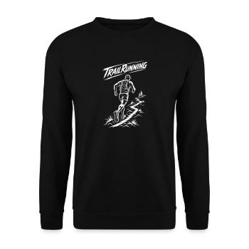 Trailrunning - Unisex Pullover - Schwarz - Vorne - Alina (178cm) & Michal (187cm)
