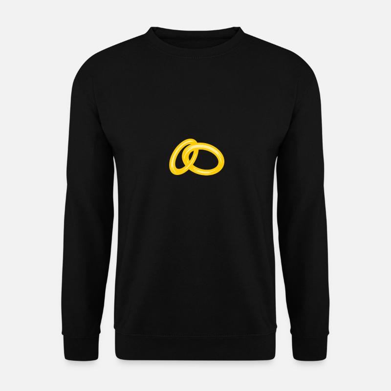 Eheringe - Unisex Pullover - Schwarz