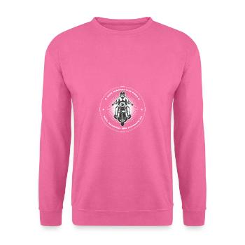 Echtes Opas Fahr Motorrad lustiges Zitat - Unisex Pullover - Pink - Vorne