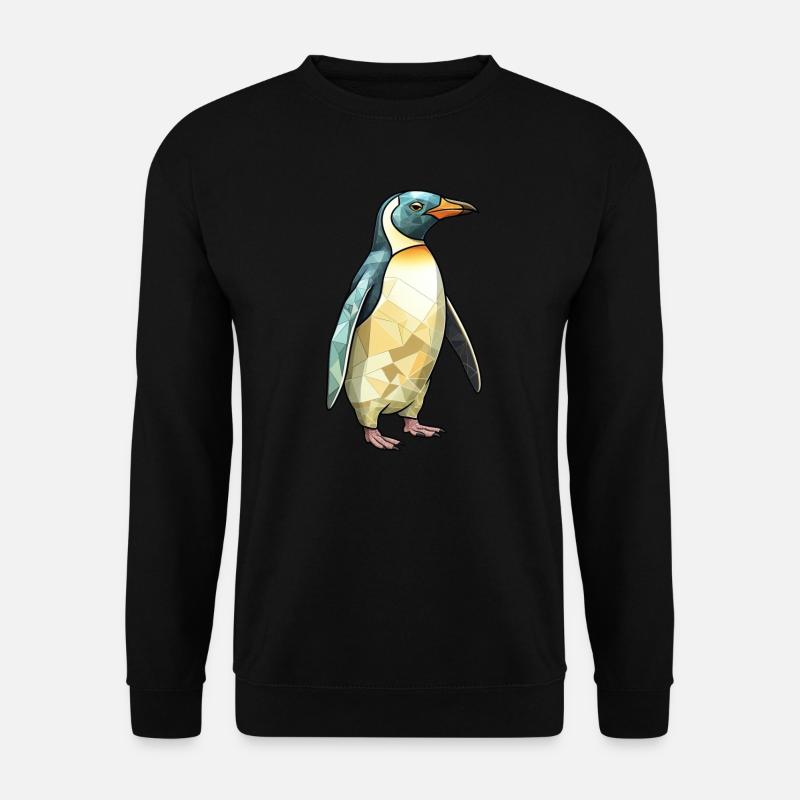 Cooler Pinguin - Unisex Pullover - Schwarz