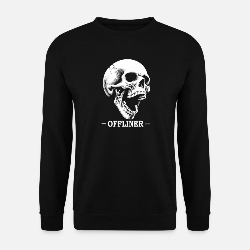 Crying Skull - Unisex Sweatshirt - black