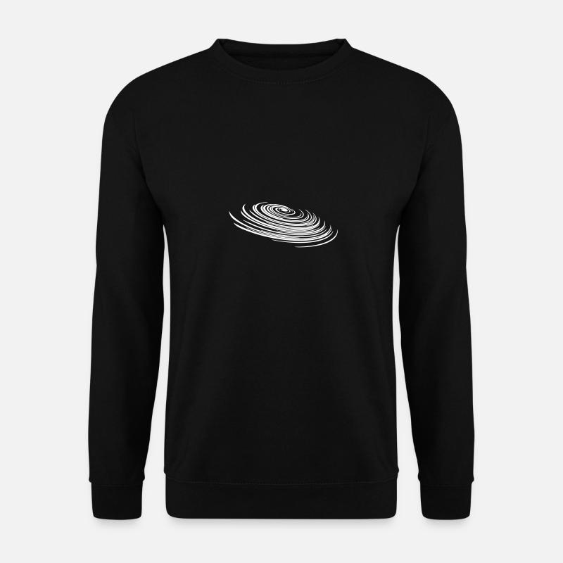 Spiral Geometry - Spiral Galaxy Circular - Unisex Sweatshirt - black
