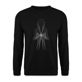 Playmobil Figure Multiple Effet Monochrome - Sweat-shirt Unisexe - noir - Devant - Alina (178cm) & Michal (187cm)