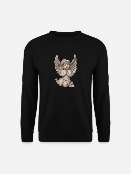 Schutz Engel mit Flügeln als Geschenk - Unisex Pullover - Schwarz