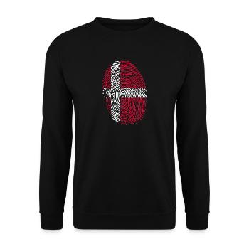 Danemark It’s In My DNA Danois Danois Dansk Vacances - Sweat-shirt Unisexe - noir - Devant - Alina (178cm) & Michal (187cm)