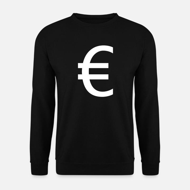 Euro - Eurozeichen - Unisex Pullover - Schwarz