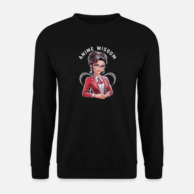 Anime Wisdom - Unisex Sweatshirt - black