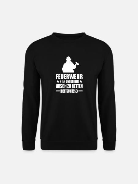 Feuerwehr - Unisex Pullover - Schwarz