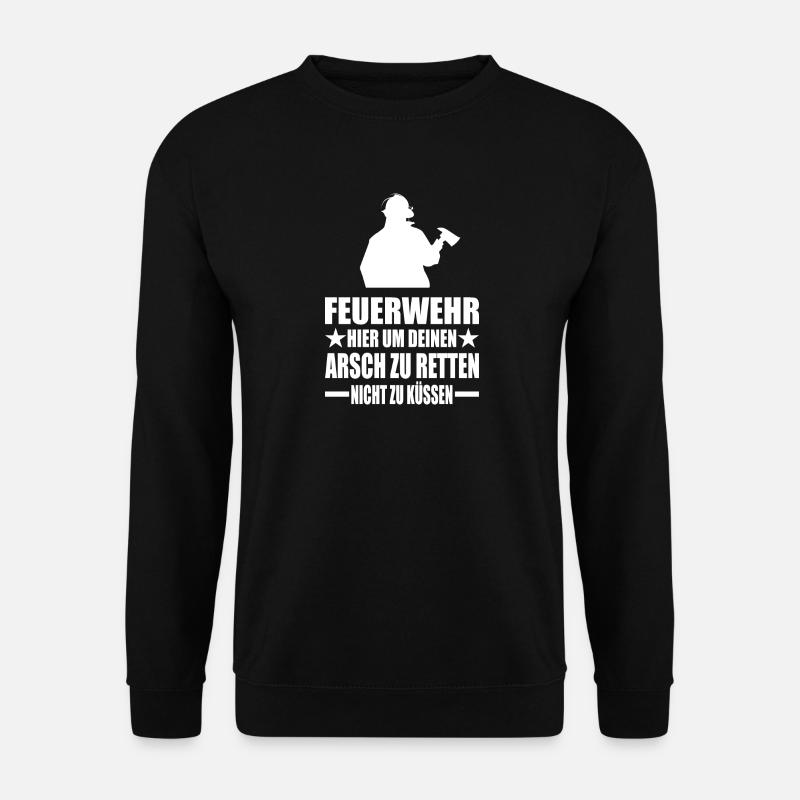 Feuerwehr - Unisex Pullover - Schwarz