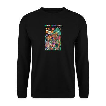 Grevus Animalis - Sweat-shirt Unisexe - noir - Devant - Alina (178cm) & Michal (187cm)