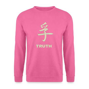 Schriftzeichen Wahrheit Chinesisch - Unisex Pullover - Pink - Vorne