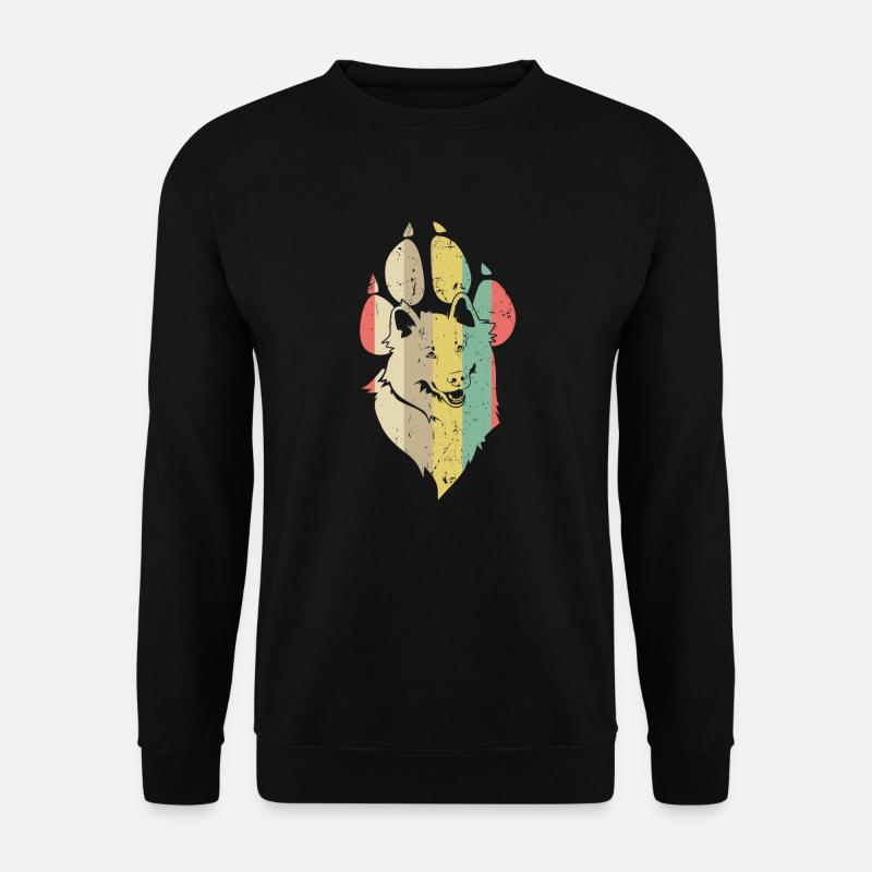 Patte Eurasier - Idée cadeau Eurasier - Sweat-shirt Unisexe - noir