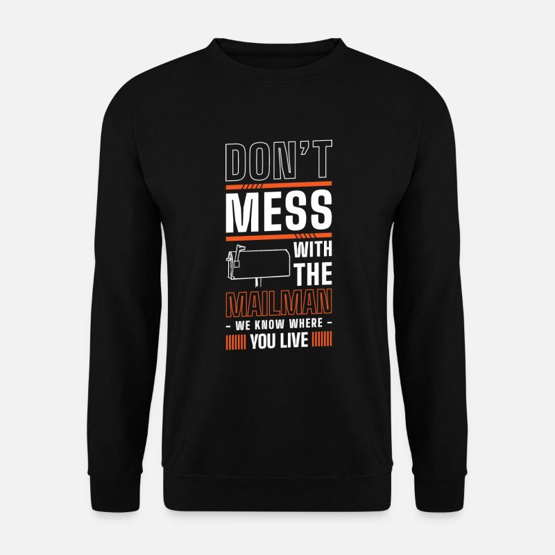 Postbote Paket - Unisex Pullover - Schwarz