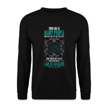 Zodiac Sign Birthday Astrology Moon - Unisex Sweatshirt - black - Front - Alina (178cm) & Michal (187cm)