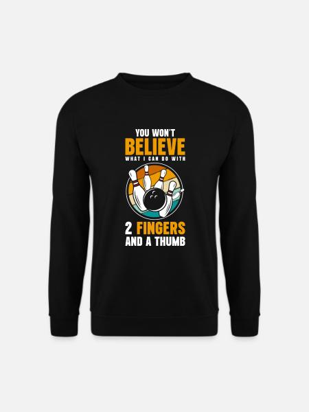 Bowling Sports Player - Unisex Sweatshirt - black