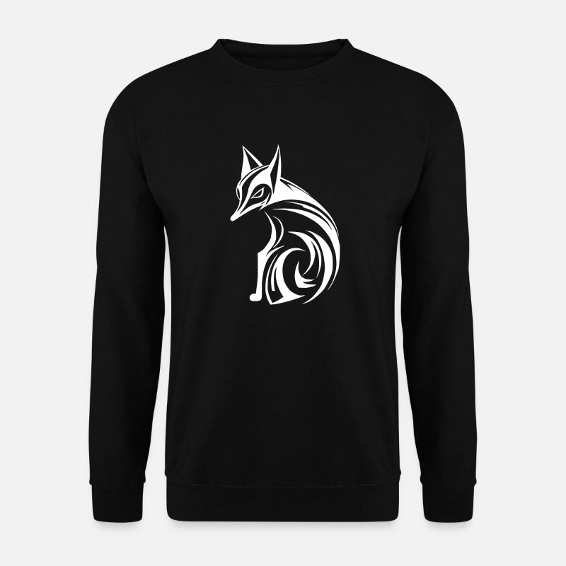 Cute Fox - Unisex Sweatshirt - black