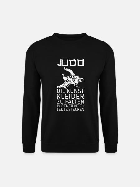 Asiatische Kampfkunst Judoka Judokämpfer Geshenk - Unisex Pullover - Schwarz