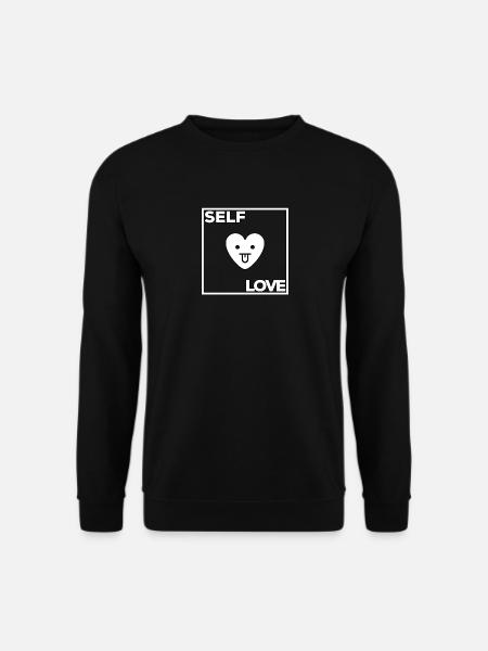 Self Love Heart - Unisex Sweatshirt - black