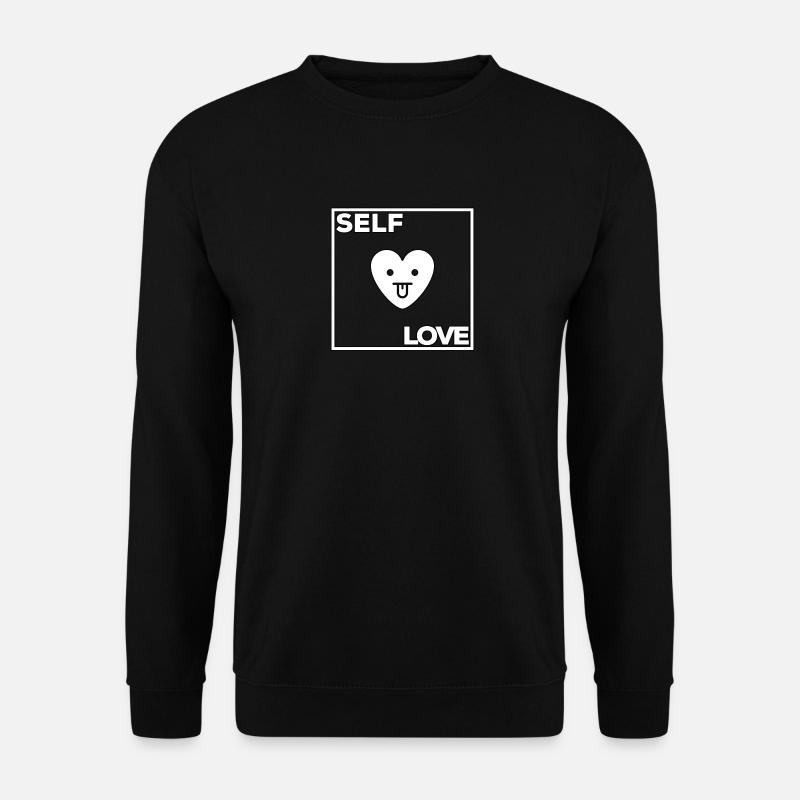 Self Love Heart - Unisex Sweatshirt - black