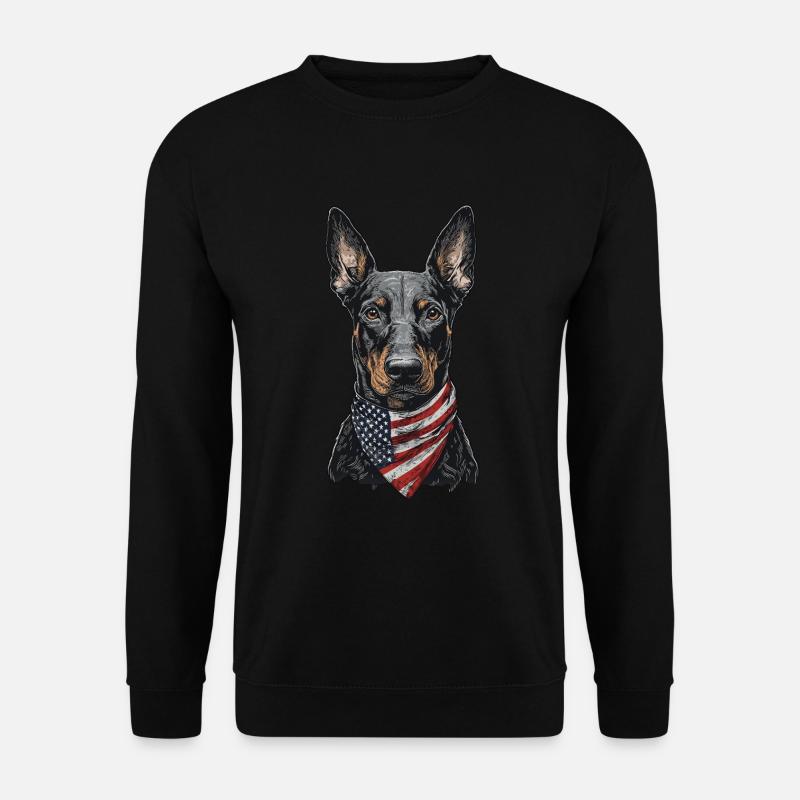 Dobermann - Unisex Pullover - Schwarz
