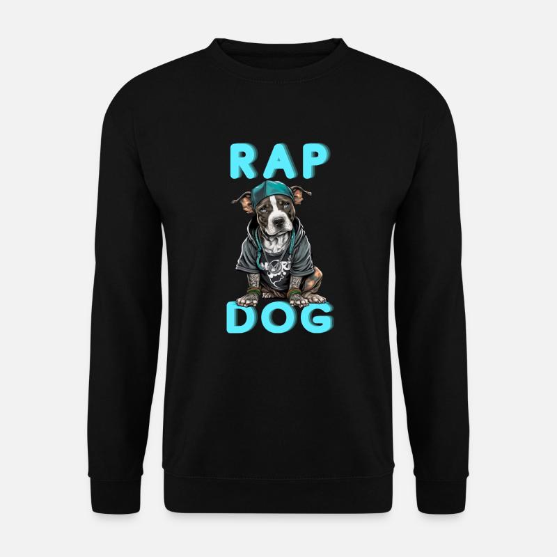 CHIEN DE RAP - Sweat-shirt Unisexe - noir