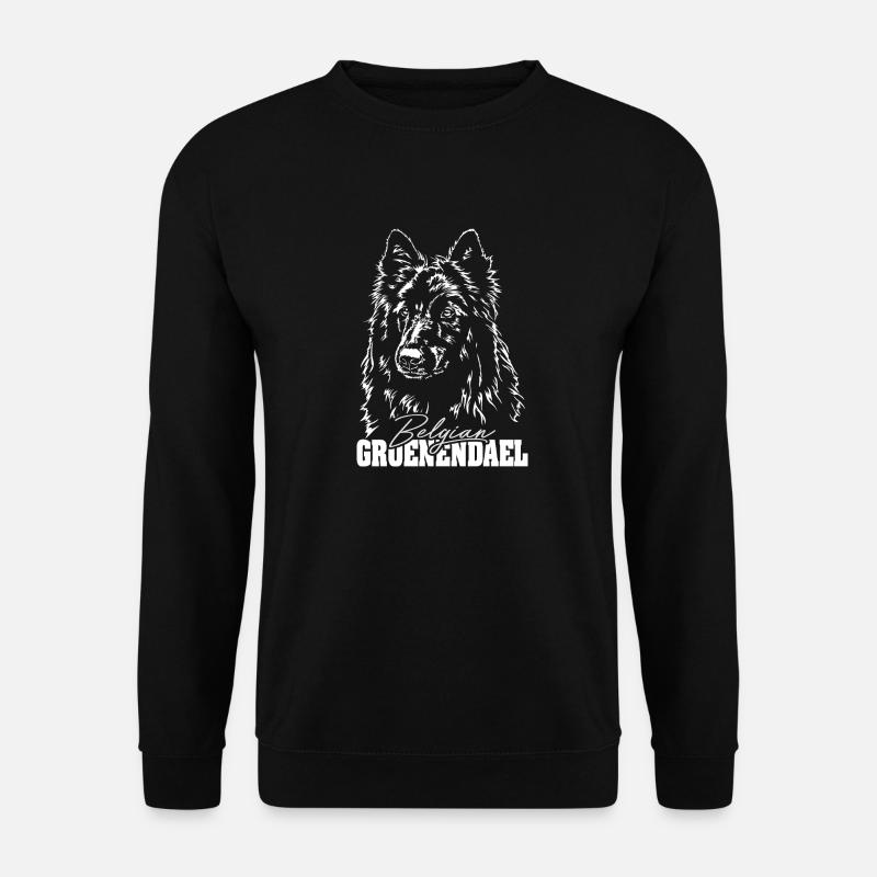 Belgian GROENENDAEL Portrait Wilsigns Geschenk - Unisex Pullover - Schwarz