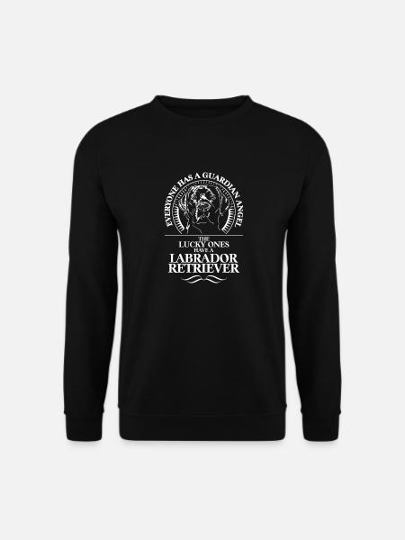LABRADOR RETRIEVER Guardian Angel Hunde WILSIGNS - Unisex Pullover - Schwarz