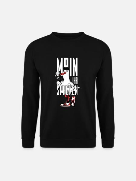 MOIN IHR SPACKEN - Unisex Pullover - Schwarz