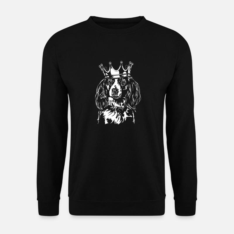KOOIKERHONDJE Krone Hund Hunde Wilsigns - Unisex Pullover - Schwarz