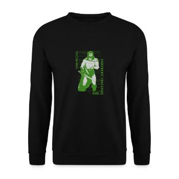 Finn McCool - Unisex Sweatshirt - black - Front - Alina (178cm) & Michal (187cm)