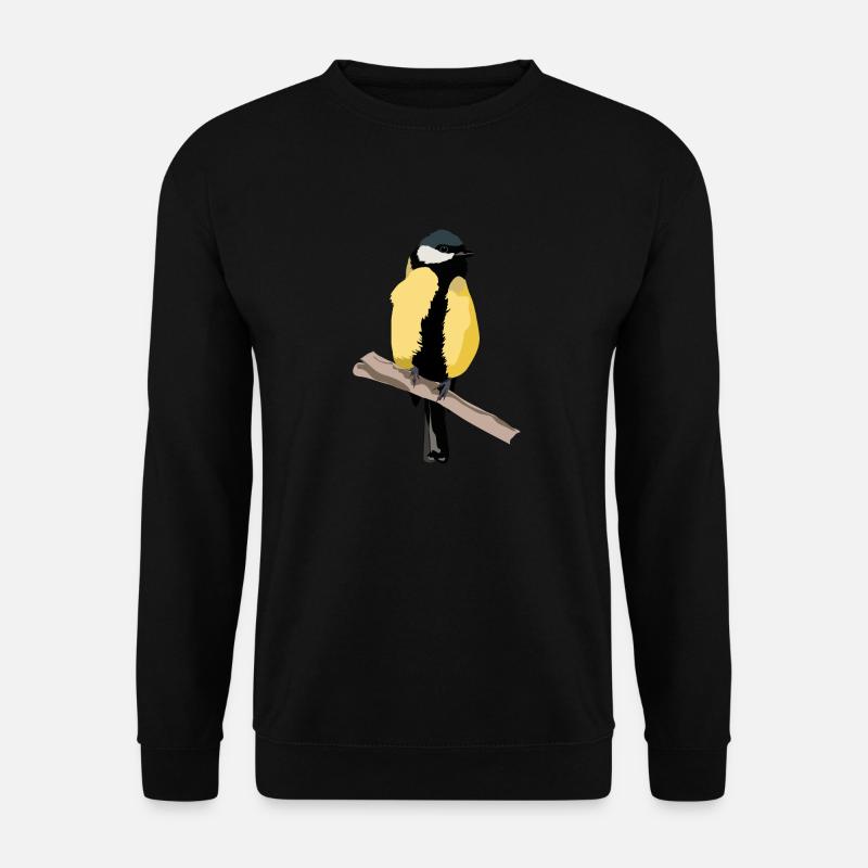 Kohlmeise - Unisex Pullover - Schwarz
