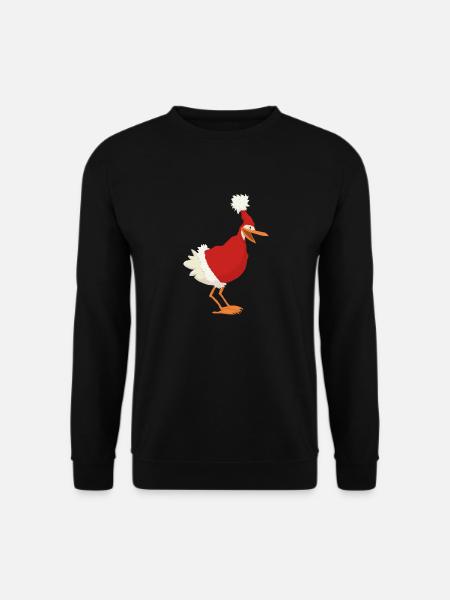 Weihnachtshuhn - Unisex Pullover - Schwarz