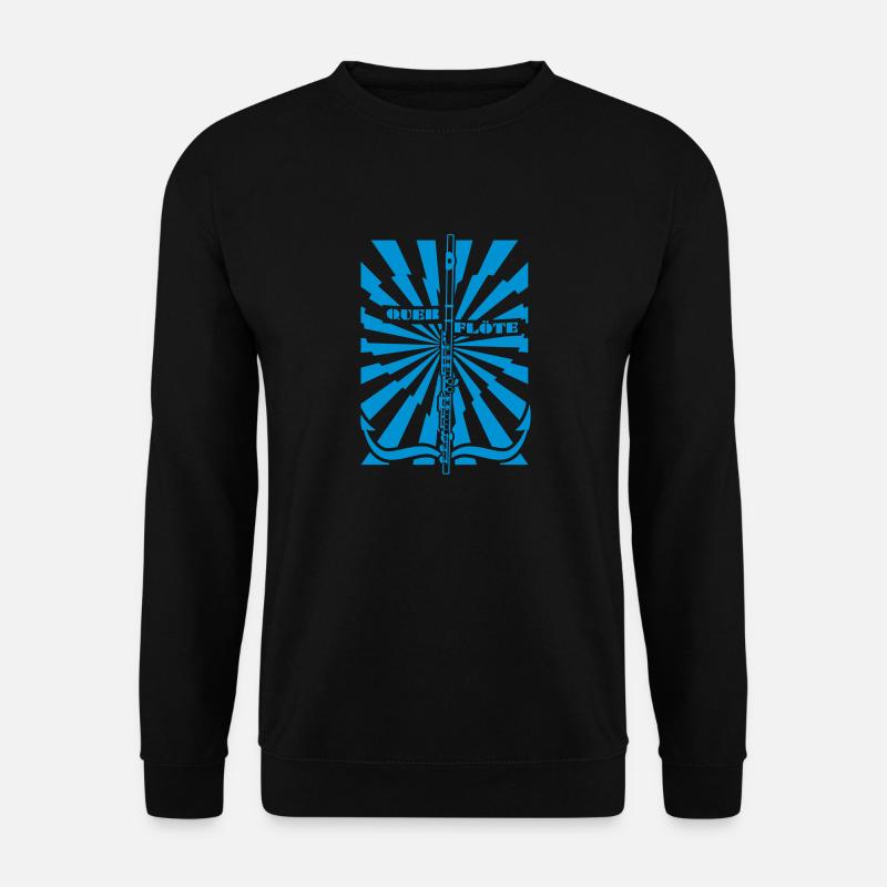 Love Querflöte - Unisex Pullover - Schwarz