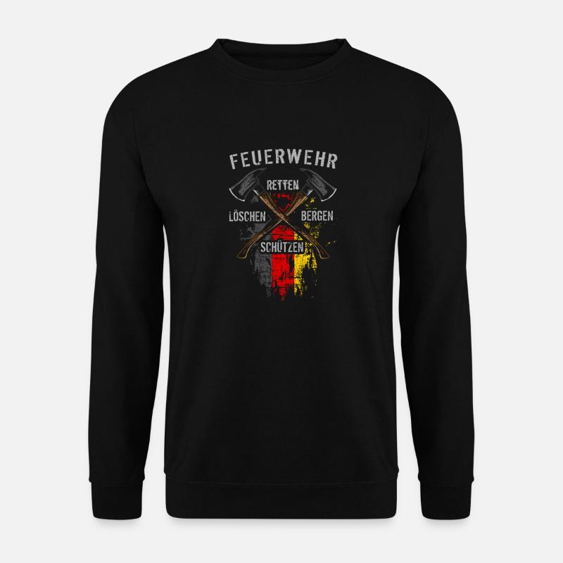 Retten Löschen Bergen Schützen - Unisex Pullover - Schwarz